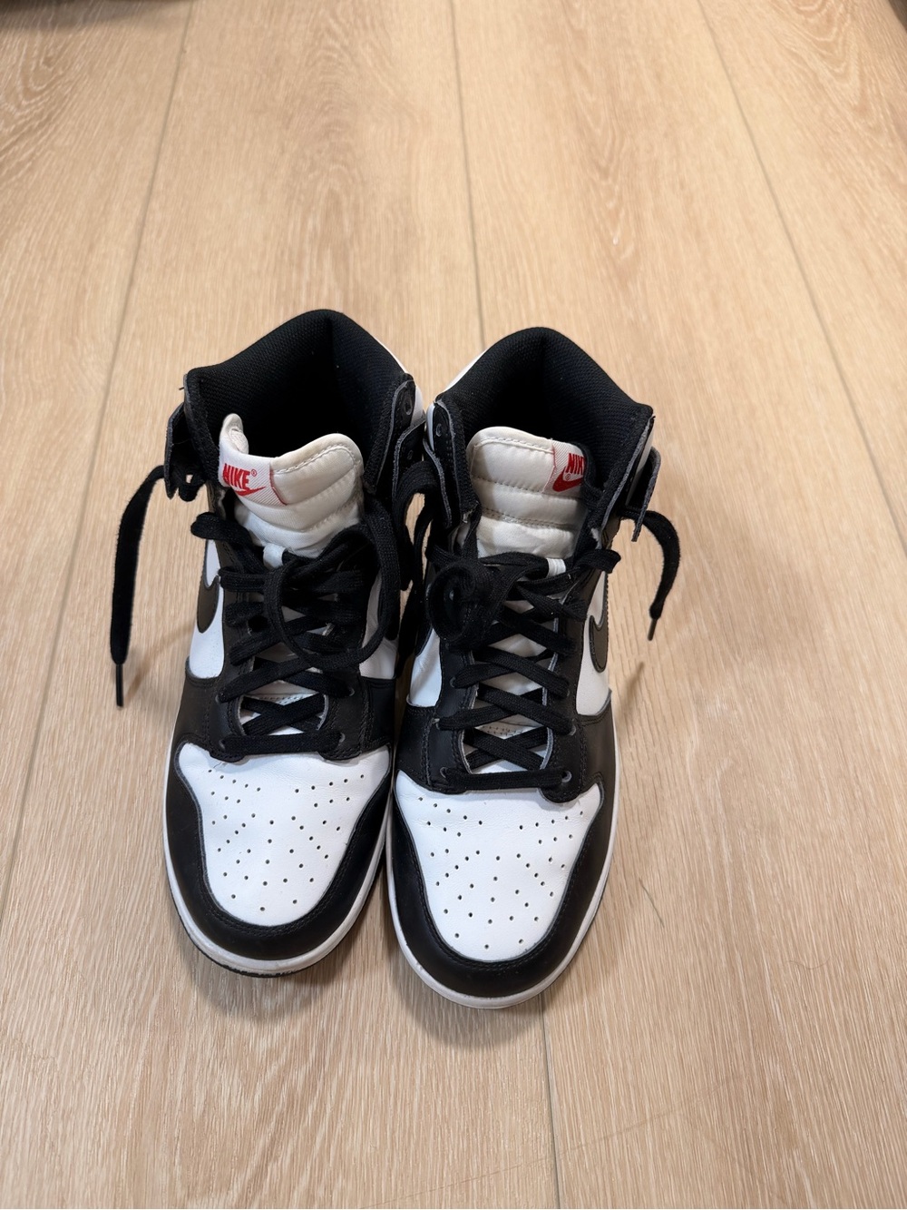 Nike Dunk High - Black & White High-Top  Sneakers Women’s 9.5